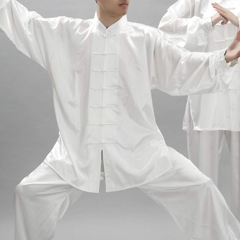 Simple Pattern Meditation Prayer Spiritual Zen Tai Chi Qigong Practice Unisex Clothing Set - image 8