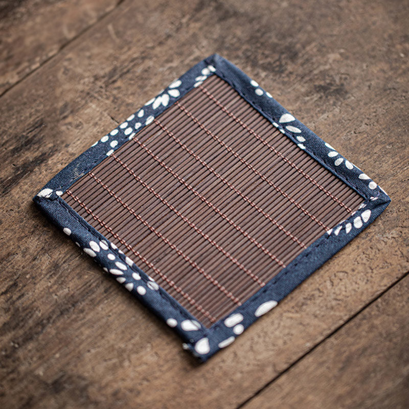 Buddha Stones Mini Lucky Cat Kitten Tea Pet Ceramic Home Desk Figurine Decoration With Bamboo Mat - image 9