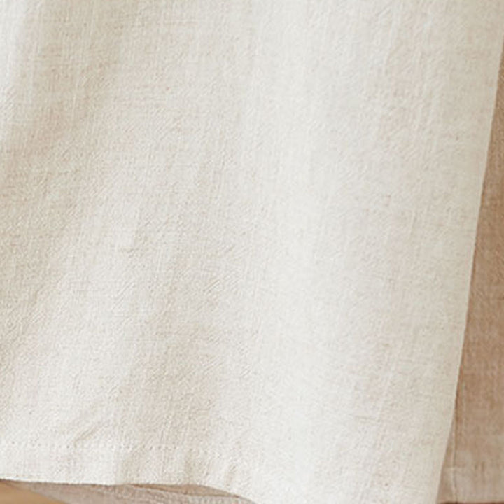 Buddha Stones 2Pcs Chinese Frog Button Design Zen Tai Chi Meditation Clothing Cotton Linen Top Pants Women's Set - image 13