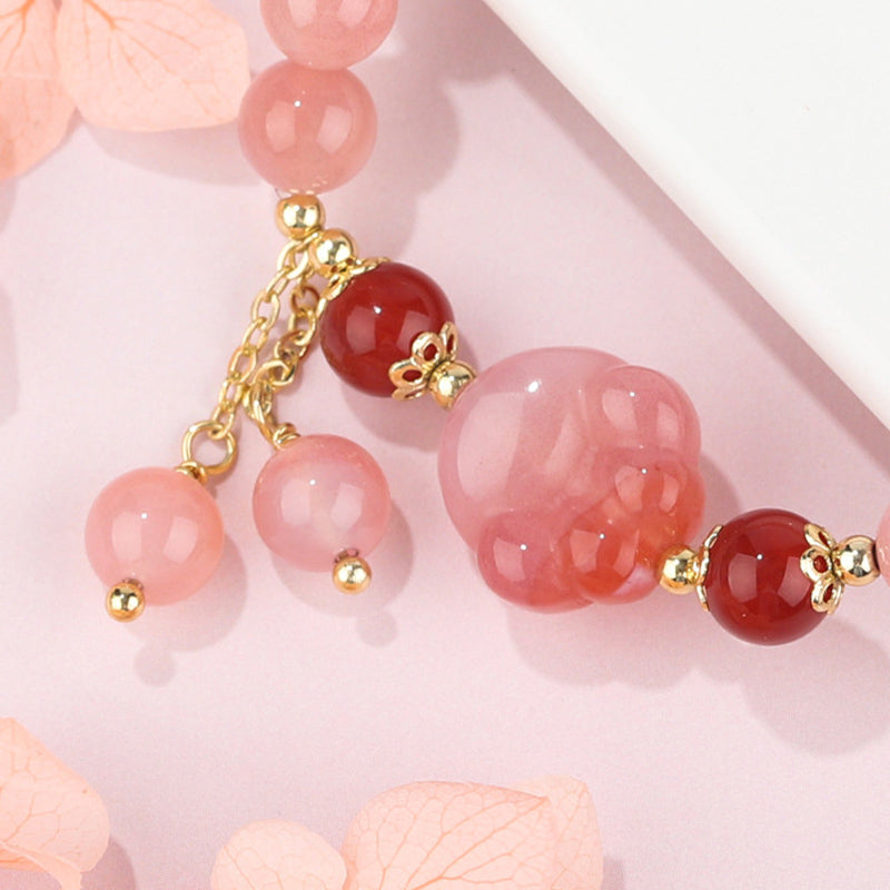 Buddha Stones Natural Yanyuan Agate Cat Claw Paw Positive Bracelet - image 5