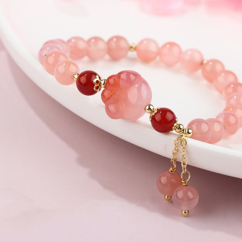 Buddha Stones Natural Yanyuan Agate Cat Claw Paw Positive Bracelet - image 3