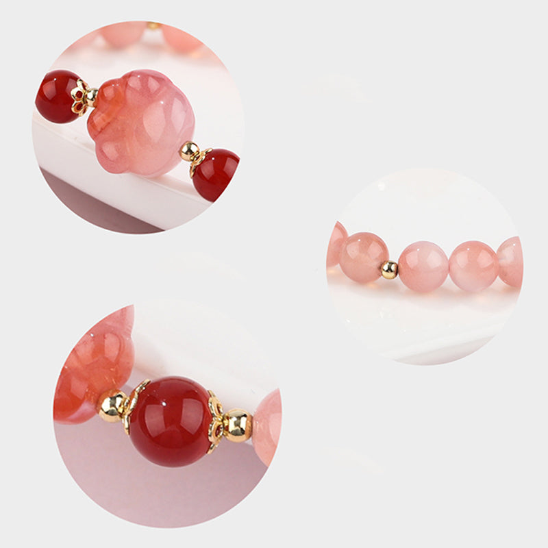 Buddha Stones Natural Yanyuan Agate Cat Claw Paw Positive Bracelet - image 6