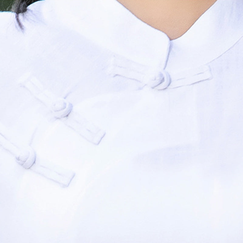 Buddha Stones 2Pcs Plain Long Sleeve Zen Yoga Clothing Meditation Clothing Top Pants Women's Set