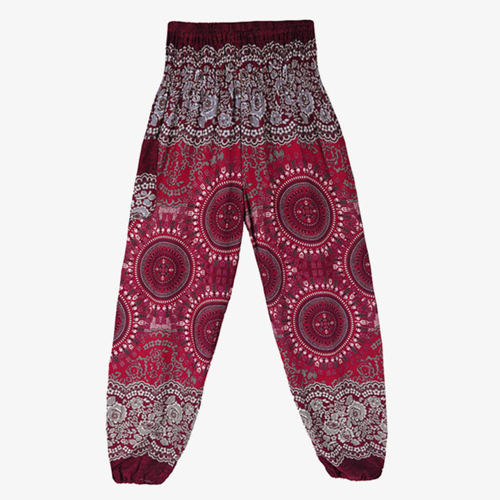 Buddha Stones Boho Loose Harem Trousers Women's Yoga Pants - image 27