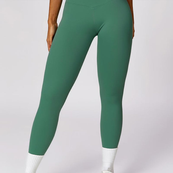 Buddha Stones Women Short Sleeve T-Shirt Top High Waist Leggings Pants For Sports Yoga - image 36