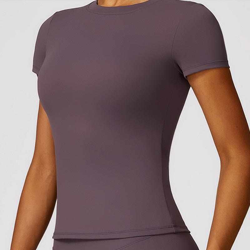 Buddha Stones Women Short Sleeve T-Shirt Top High Waist Leggings Pants For Sports Yoga - image 44