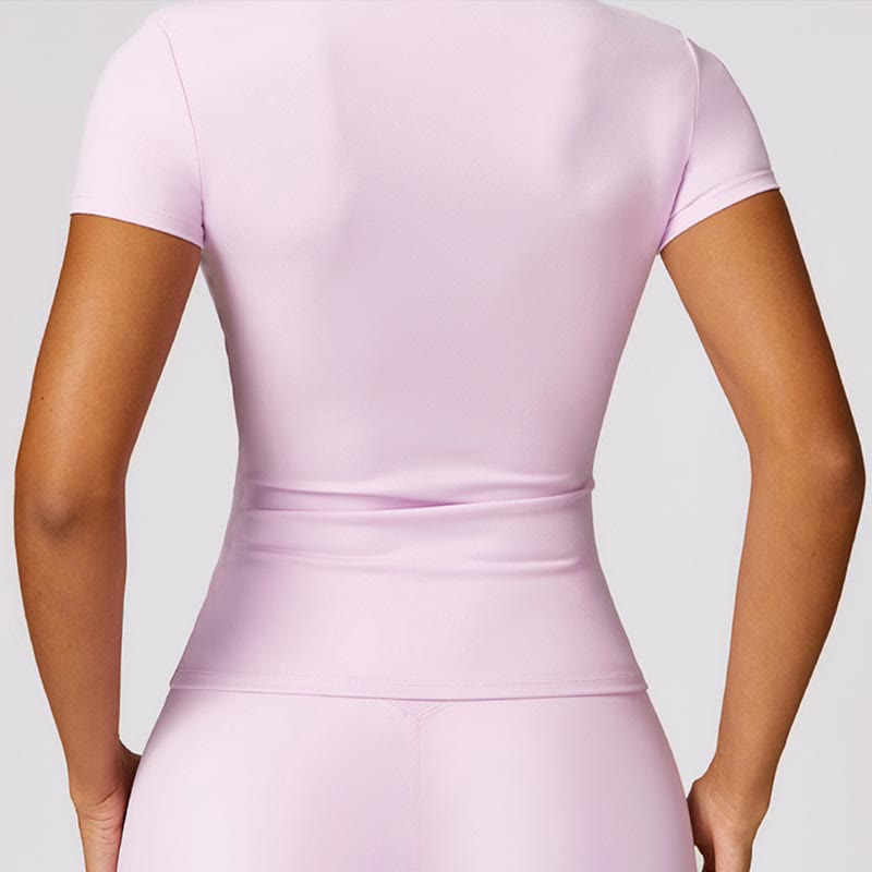 Buddha Stones Women Short Sleeve T-Shirt Top High Waist Leggings Pants For Sports Yoga - image 60