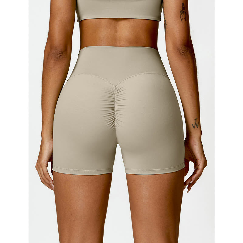 Buddha Stones Gym Sports Yoga Backless Bra Crop Tank Top Shorts - image 57