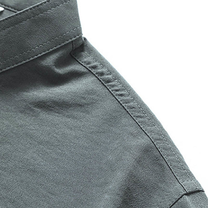 Buddha Stones Dragon Fu Character Tang Suit Traditional Short Sleeve Shirt Wide Leg Pants Clothing Men's Set - image 4