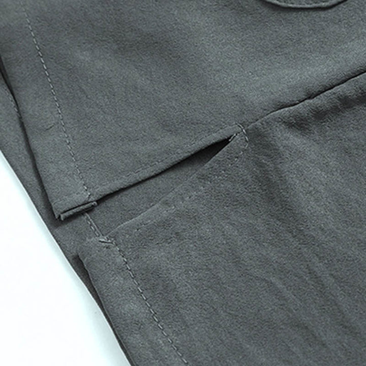 Buddha Stones Dragon Fu Character Tang Suit Traditional Short Sleeve Shirt Wide Leg Pants Clothing Men's Set - image 9