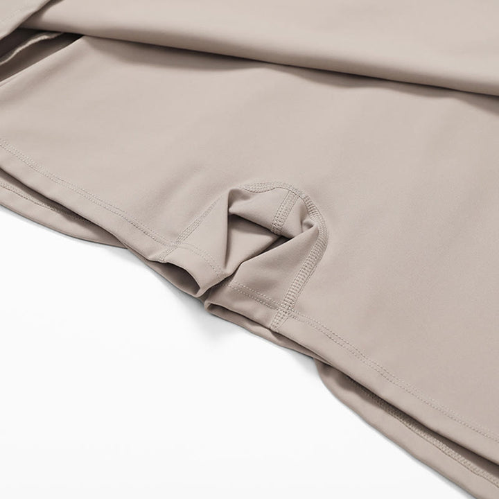 Buddha Stones Solid Backless Tennis Yoga Women Sports Dress - image 34