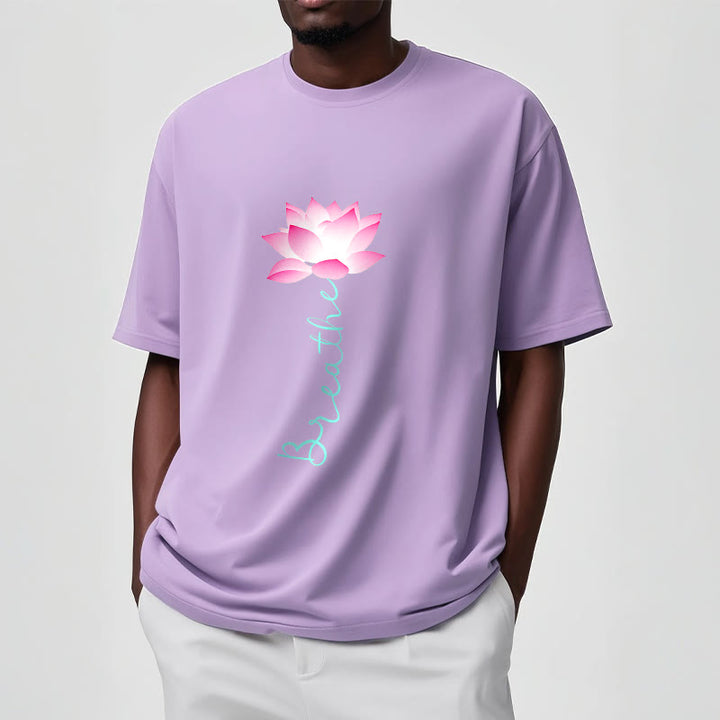 Buddha Stones BREATHE Lotus Tee T-shirt - image 17
