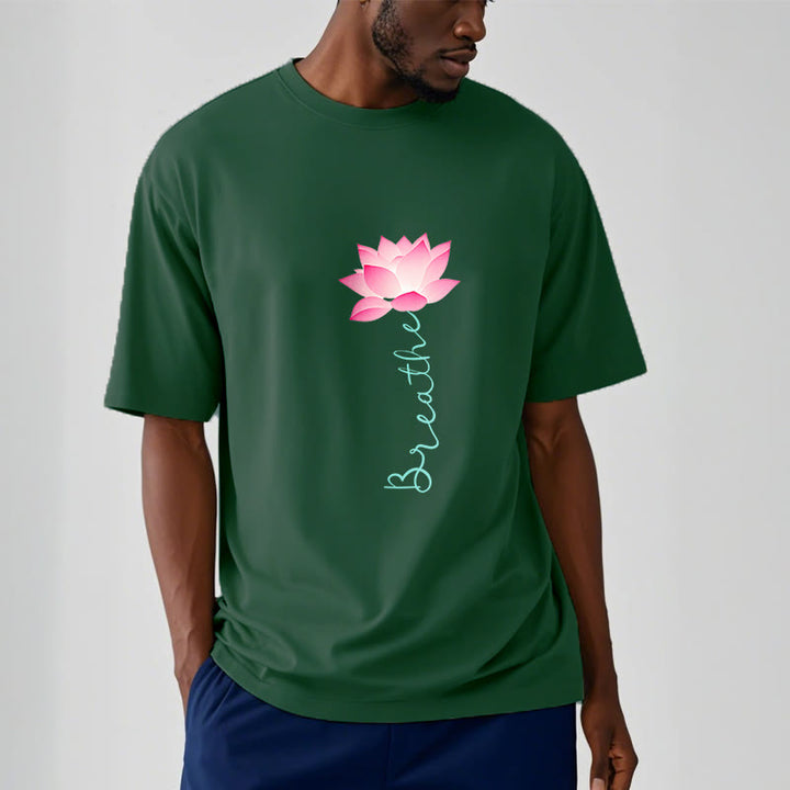 Buddha Stones BREATHE Lotus Tee T-shirt - image 11