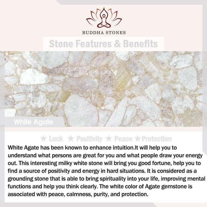 Buddha Stones Natural White Agate Hetian Jade Rabbit Positive Bracelet Bangle - image 7