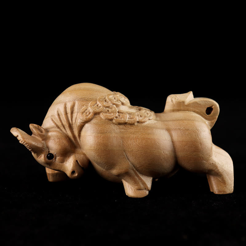 Buddha Stones Year Of The Snake Chinese Zodiac Fu Character Peach Wood Home Statue Decoration - image 12