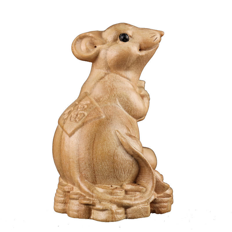 Buddha Stones Year Of The Snake Chinese Zodiac Fu Character Peach Wood Home Statue Decoration - image 8