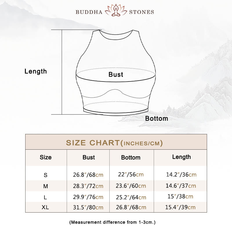 Buddha Stones Sleeveless Crop Tank Top Flared Pants Sports Fitness Yoga