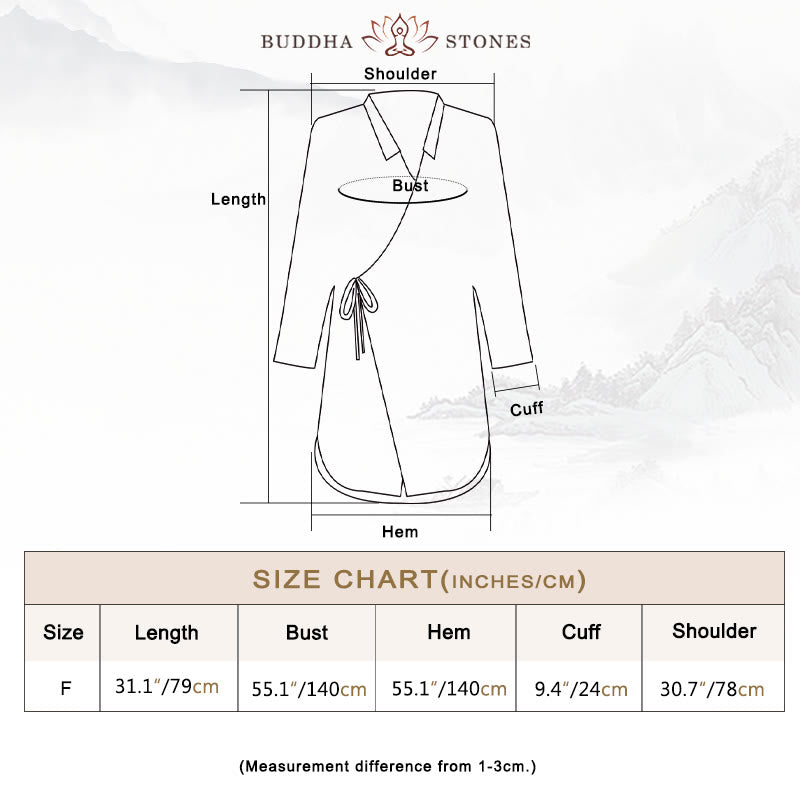 Buddha Stones Meditate Ramie Cotton Clothing