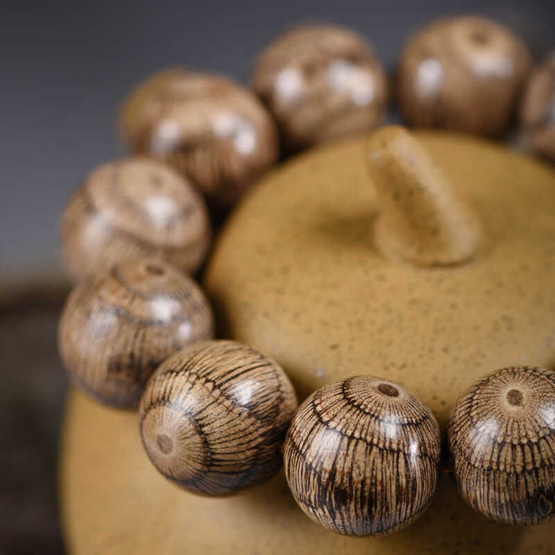 Buddha Stones Gnetum Wood Beads Protection Bracelet - image 10