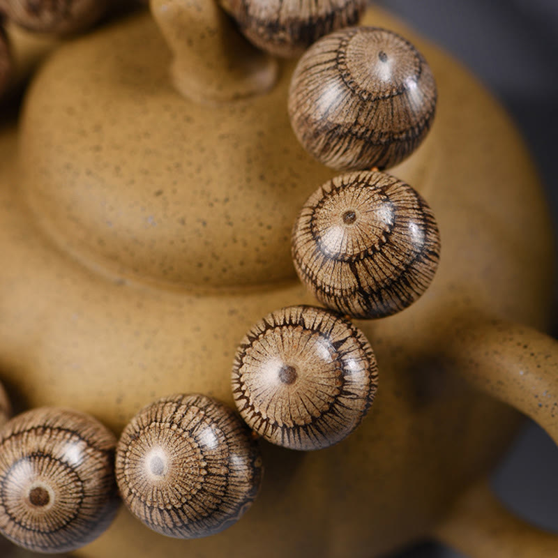 Buddha Stones Gnetum Wood Beads Protection Bracelet - image 4