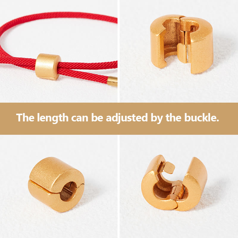 Buddha Stones Lucky Red String Bracelet