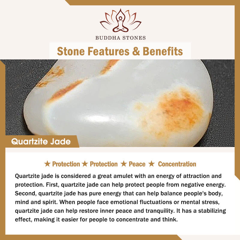 Buddha Stones 925 Sterling Silver Iris Design Peace Buckle Quartzite Jade Balance Ring - image 6