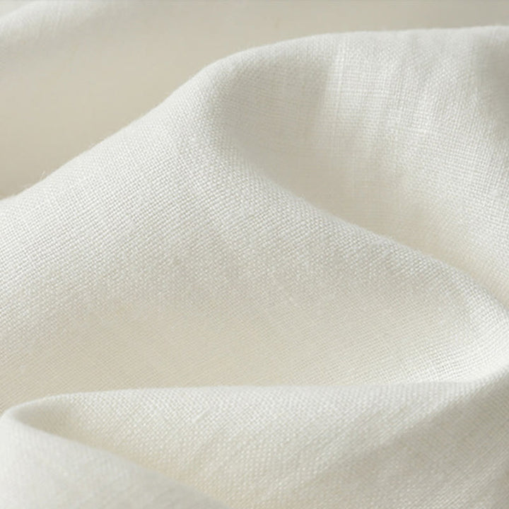 Buddha Stones Casual Plain Ruffled Hem Crew Neck Tie Women's Polyester T-shirt - image 11