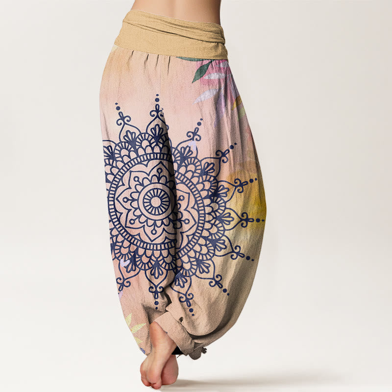 Buddha Stones Casual Mandala Pattern Women's Harem Pants - image 2