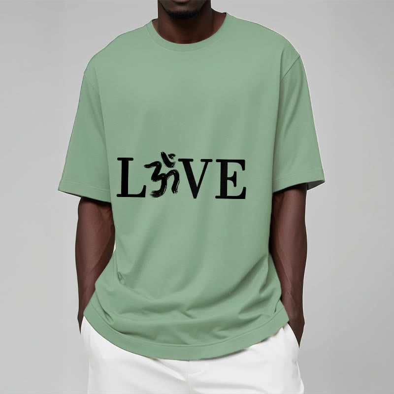 Buddha Stones Casual Om Symbol Sanskrit Cotton Tee T-shirt - image 17