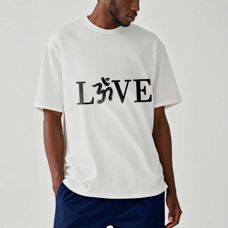 Buddha Stones Casual Om Symbol Sanskrit Cotton Tee T-shirt - image 8