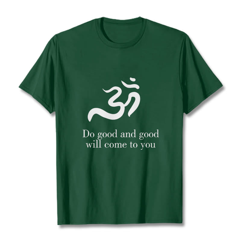 Buddha Stones Casual Om Symbol Sanskrit Spiritual Design Cotton Tee T-shirt - ForestGreen - 2XL - image 11
