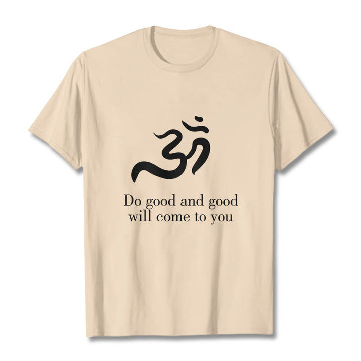 Buddha Stones Casual Om Symbol Sanskrit Spiritual Design Cotton Tee T-shirt - Bisque - 2XL - image 9