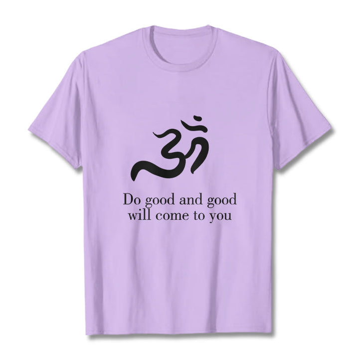 Buddha Stones Casual Om Symbol Sanskrit Spiritual Design Cotton Tee T-shirt - Plum - 2XL - image 17