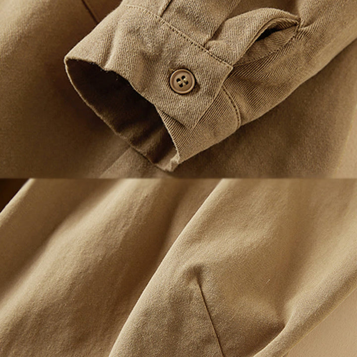 Buddha Stones Fall Irregular Design Long Sleeve Women's Cotton Linen Lapel Jacket With Pockets - image 8