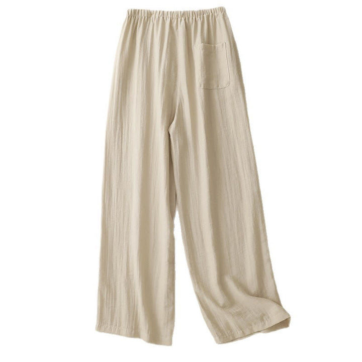 Buddha Stones Summer Drawstring Design Women's Wide Leg Pants With Pockets - image 15