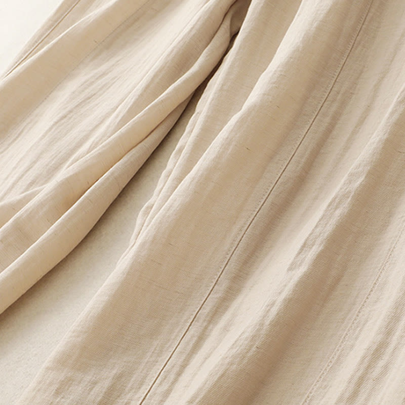 Buddha Stones Summer Drawstring Design Women's Wide Leg Pants With Pockets - image 11