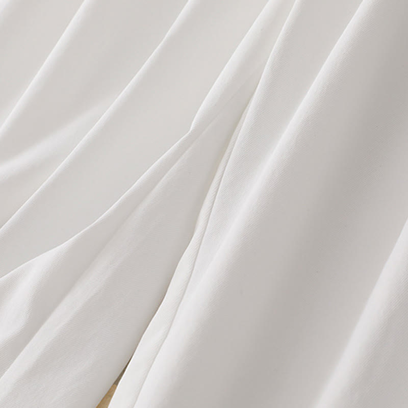 Buddha Stones Summer Button Ruffled Ankle-Length Women's Pants With Pockets - image 9