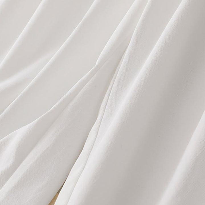 Buddha Stones Summer Button Ruffled Ankle-Length Women's Pants With Pockets - image 9