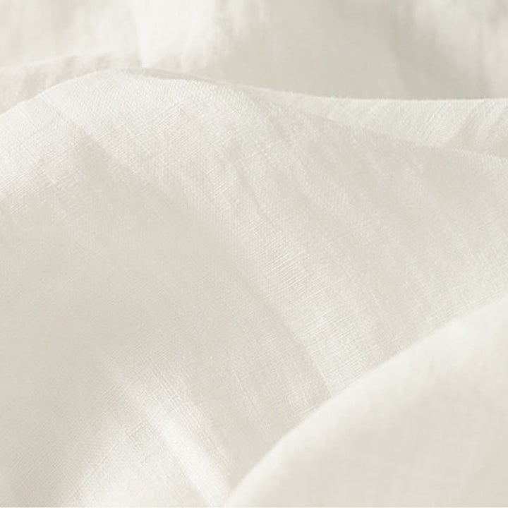 Buddha Stones Casual Embroidery Red Heart Short Sleeve Women's Cotton Linen T-Shirt - image 8