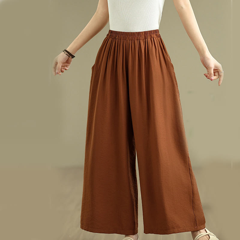 Buddha Stones 2pcs Casual Women's Stand Collar Shirt Loose Pants Meditation Clothing Set - image 10