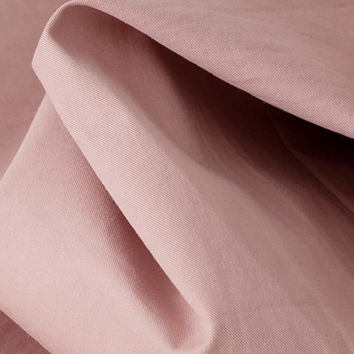 Buddha Stones Casual Plain High Waist Women's Polyester 7-8 Length Wide Leg Pants With Pockets - image 9