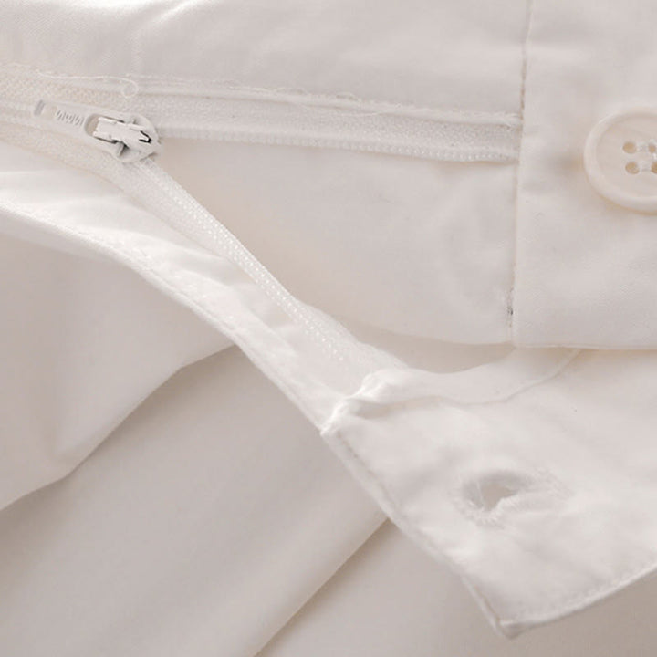 Buddha Stones Casual Plain High Waist Women's Polyester 7-8 Length Wide Leg Pants With Pockets - image 15