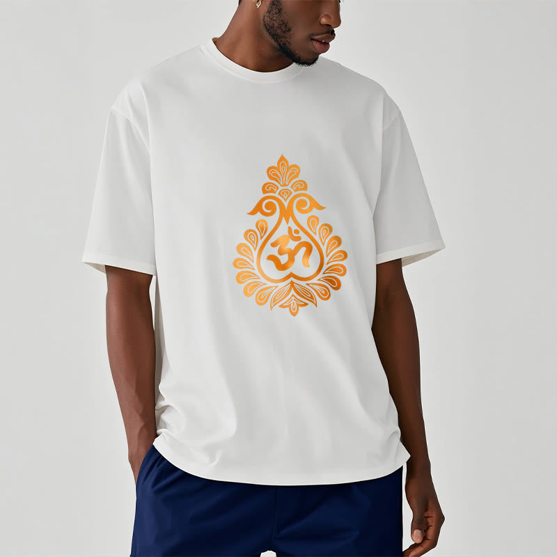Buddha Stones Gourd OM Symbol Design Tee T-shirt - image 2