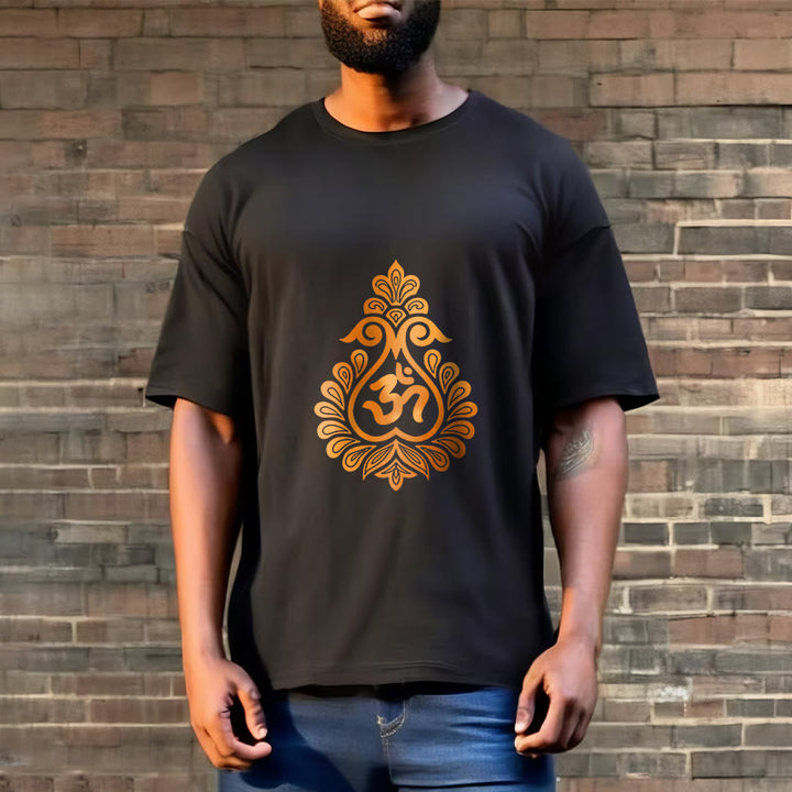 Buddha Stones Gourd OM Symbol Design Tee T-shirt - image 7