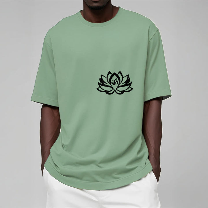 Buddha Stones Lotus Flower OM Symbol Design Tee T-shirt - image 19