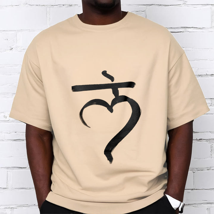 Buddha Stones Casual Lam Mantra Sanskrit Cotton Tee T-shirt - image 10