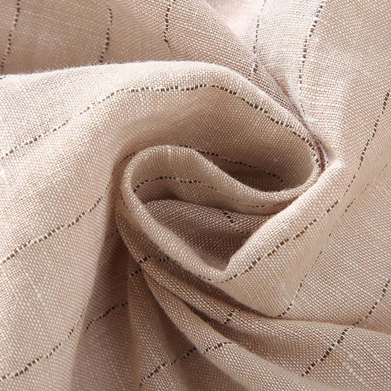 Buddha Stones Daily Tang Suit Men's Striped Pattern Cotton Linen Long Sleeve Shirt - image 6