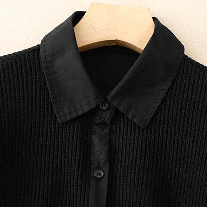 Buddha Stones Plain Stand Collar Women's Cotton Corduroy Jacket - image 8