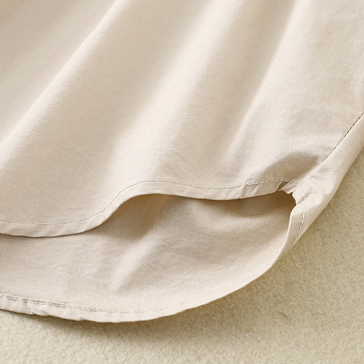 Buddha Stones Plain Stand Collar Women's Cotton Corduroy Jacket - image 14