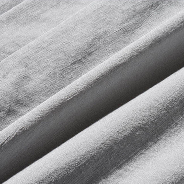 Buddha Stones Casual Patchwork Crane Pattern Frog-Button Design Men's Wide Leg Pants With Pockets - image 27